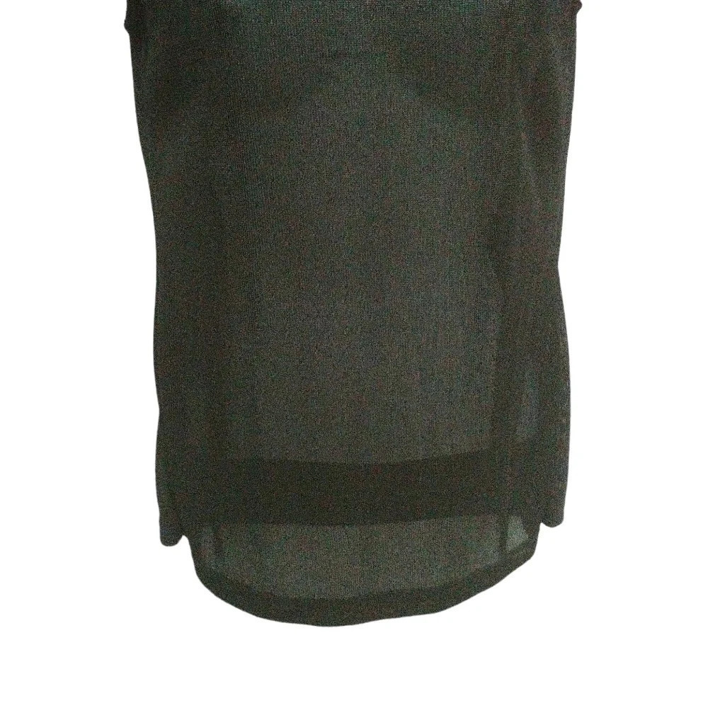 Crystal Fashions Sheer High Neck Sleeveless Blouse XS NWT - Picture 3 of 7